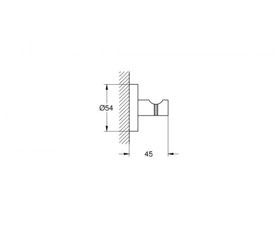 Крючок для банного халата GROHE Essentials 40364001 – изображение 2