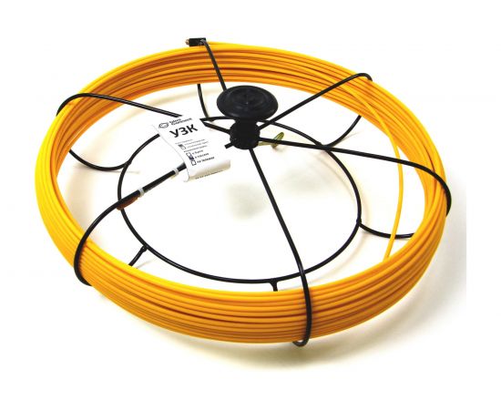 Протяжка для кабеля мини OlmiOn УЗК d=4,5 мм L=20 м в кассете №2, желтый СП-К2-4,5/20 – изображение 2