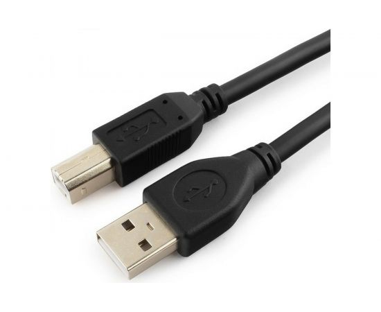 Кабель Cablexpert USB 2.0 Pro AM/BM, 1.8м, экран, черный, пакет CCP-USB2-AMBM-6 – изображение 2