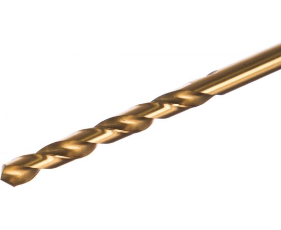 Сверло по металлу (7.5х109х69 мм; А1; Р9; нитрид титана) Туламаш 56344 – изображение 2