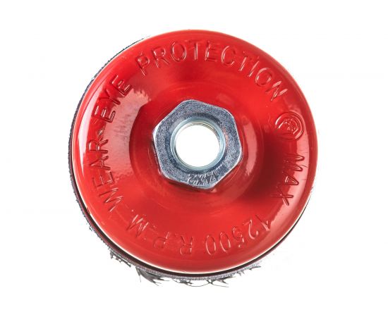 Кордщетка чашеобразная витая усиленная (75 мм; М14) для МШУ REDVERG 6623610 – изображение 2