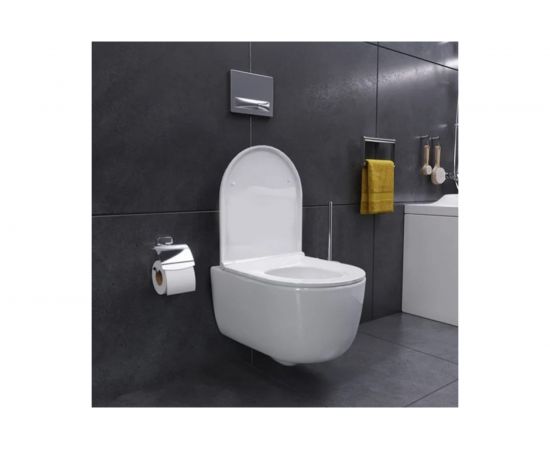 Подвесной унитаз Damixa Sirius безободковый, с сиденьем микролифт DX86C1700SC – изображение 3