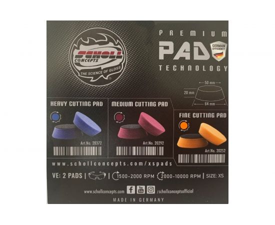 Полировальный круг MiniPad лиловый фиолетовый, жесткий 64/20 мм SCHOLL Concepts 20292 – изображение 3