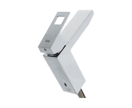 Однорычажный смеситель для раковины GROHE Eurocube со средним изливом, сливной гарнитур 23445000 – изображение 3