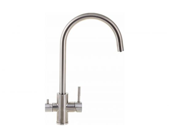 Смеситель для кухни Olives с каналом для питьевой нержавеющая сталь BALEAR 13445BL – изображение 3