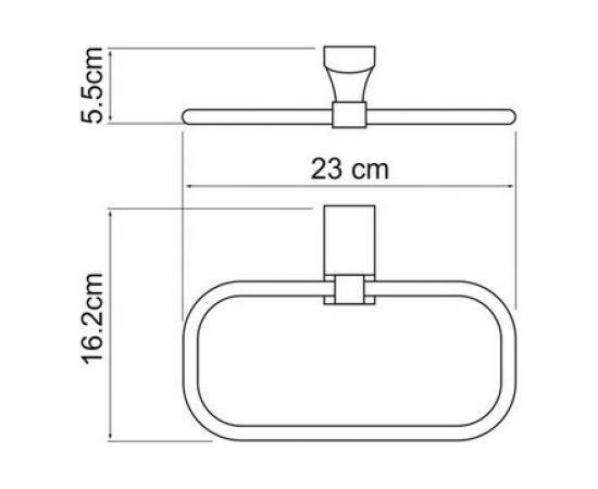 Держатель полотенец WasserKRAFT Leine K-5060 – изображение 3