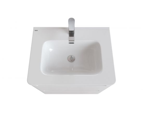 Тумба с умывальником IDDIS Edifice подвесная, 60 см, белая EDI60W0i95K – изображение 3