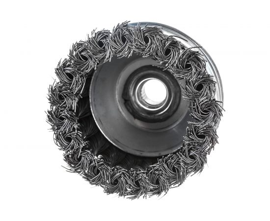 Кордщетка чашеобразная витая усиленная (75 мм; М14) для МШУ REDVERG 6623610 – изображение 3