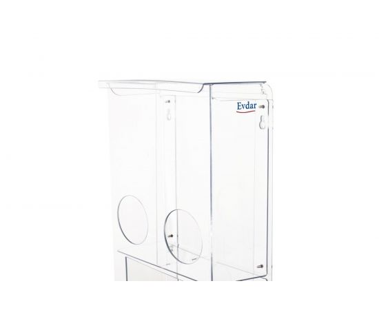 Органайзер для одноразовых СИЗ Evdar настенный, 2 упаковки перчаток, 2 вида СИЗ, маски, халаты O24010 – изображение 4