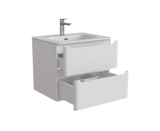 Тумба с умывальником IDDIS Edifice подвесная, 60 см, белая EDI60W0i95K – изображение 4