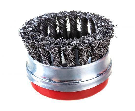 Кордщетка чашеобразная витая усиленная (75 мм; М14) для МШУ REDVERG 6623610 – изображение 4