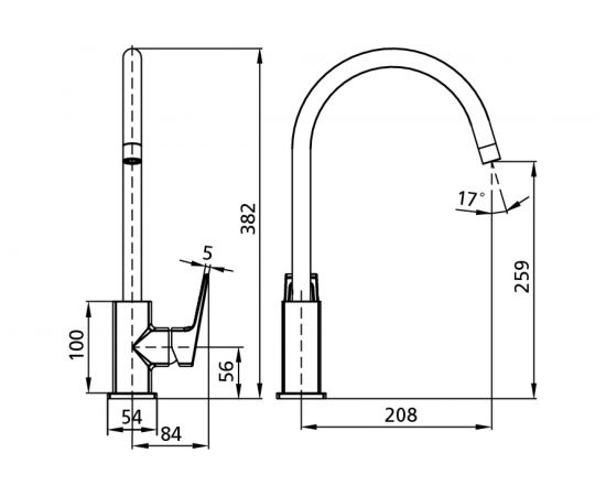Смеситель для кухни Milardo Atlantic ATLSB00M05 – изображение 4
