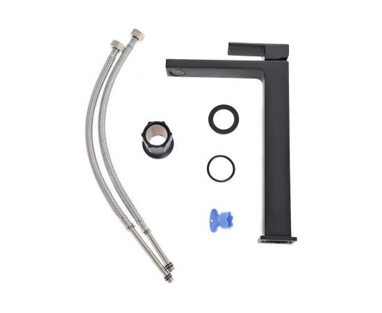 Смеситель для накладной раковины Agger Great черный A2812144 – изображение 4