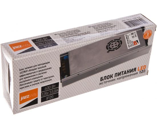 Драйвер Jazzway BSPS 12V 33A 400W IP20 1001399A – изображение 5