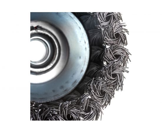 Кордщетка чашеобразная витая усиленная (75 мм; М14) для МШУ REDVERG 6623610 – изображение 5