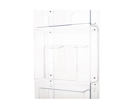 Органайзер для одноразовых СИЗ Evdar настенный, 2 упаковки перчаток, 2 вида СИЗ, маски, халаты O24010 – изображение 6