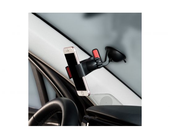 Держатель телефона на лобовое стекло SKYWAY короткая жесткая ножка, черный S00301045 – изображение 7