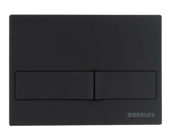Инсталляция для скрытого монтажа унитаза BERGES NOVUM кнопка L5 Soft Touch черная 040215 – изображение 7