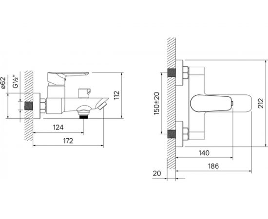 Смеситель для ванны IDDIS Cloud CLOSB02i02WA – изображение 7