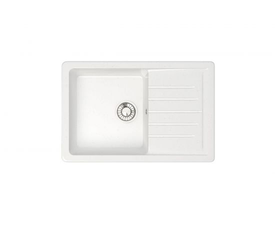 Кухонная мойка GLANZ цвет: белый J-016-31 