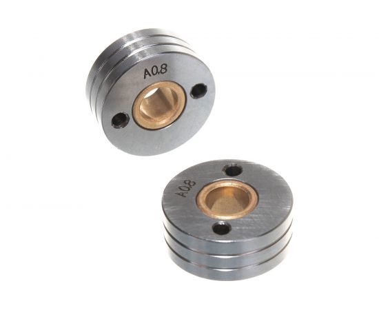 Ролик (2 шт; 0.8-1.0 мм; алюминий) для INMIG 315T/350T/400T/500T FUBAG 31555 