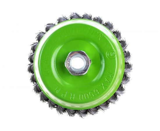 Щетка крученая чашка 120 мм для УШМ Дело Техники 275520 