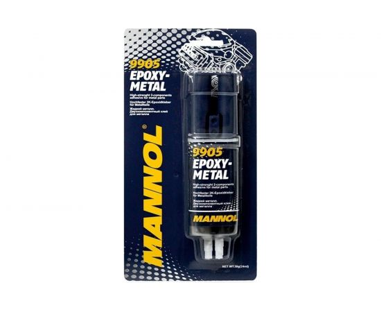 Клей MANNOL EPOXY METAL Жидкий металл 30 г 2404 