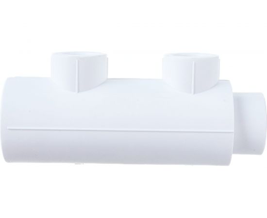 Коллектор Blue Ocean полипропилен, 2 отвода - 32х20х2 осевое - 57 мм PPRF/FCEUM-01(W)-32х20х2 