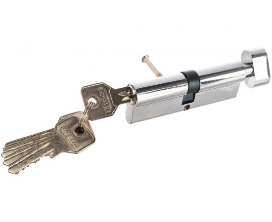 Цилиндровый механизм НОРА-М ЕСО Z ЛВ-90 45-45 хром 15545 