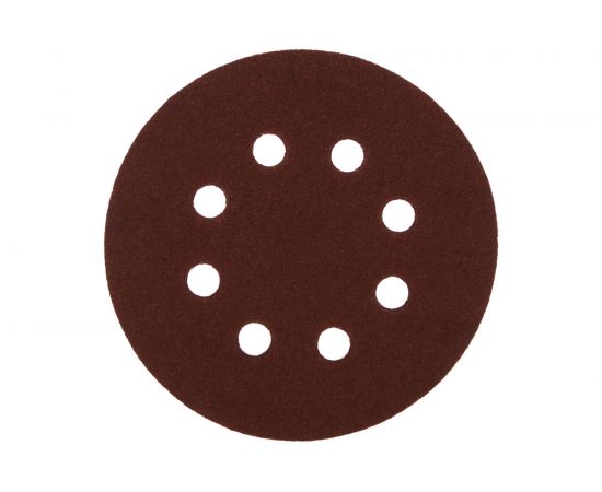Круг шлифовальный (5 шт; 125 мм; 8 отверстий; P120; липучка) Sturm 9010-1258-120 