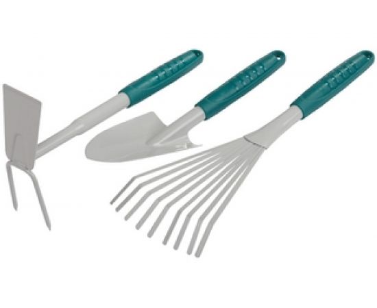 Садовый набор RACO: совок 4207-53481, мотыжка-53486, грабли веерные-53492 4225-53/477 