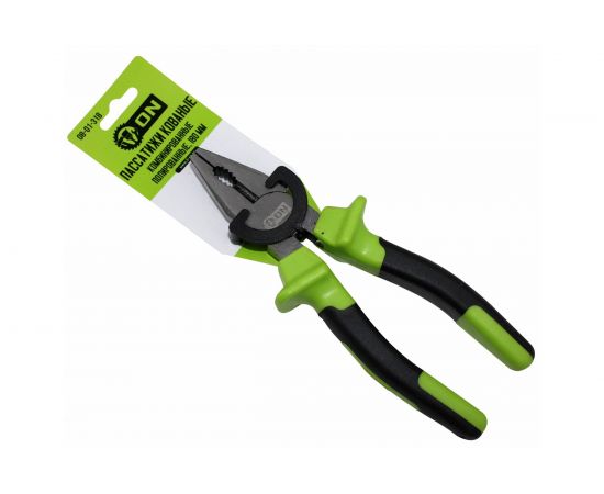 Комбинированные пассатижи ON 180 мм, сталь 45, кованые, полированные 08-01-318 