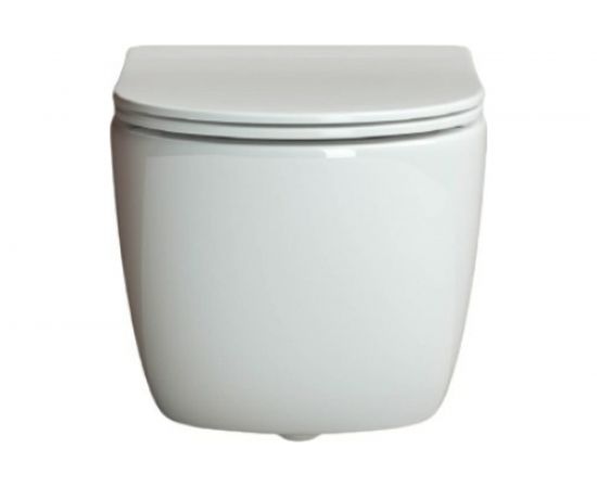 Подвесной унитаз Ceramica Nova FORMA Rimless с крепежом, с сиденьем-крышкой с микролифтом CN3009 