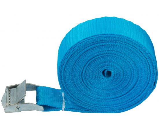 Ремень для крепления груза FIT пряжка с фиксатором, лента 25 мм x 5 м, 250 кг 64914 – изображение 2