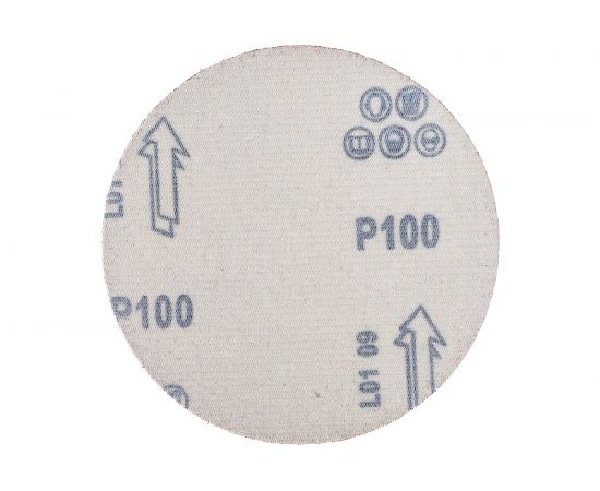 Круг шлифовальный на липучке абразивный P100, 125 мм, 10 шт KRANZ KR-91-1147 – изображение 2