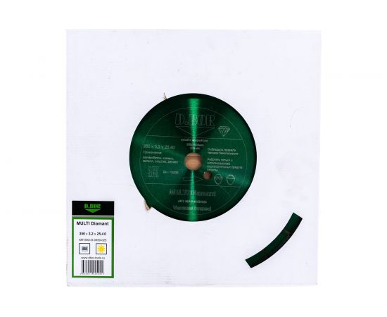 Диск алмазный MULTI Diamant V-8 (350x3.2x25.4 мм) D.BOR MU-D-0350-025 – изображение 2