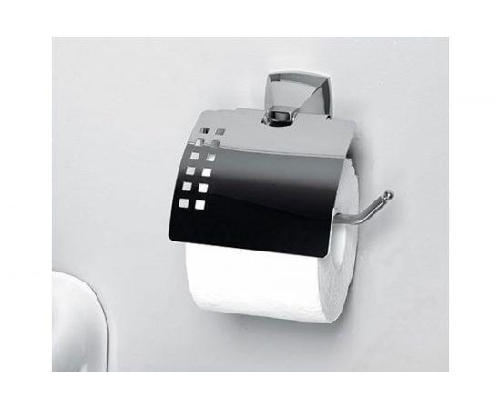 Держатель туалетной бумаги с крышкой WasserKRAFT Wern K-2525 – изображение 2