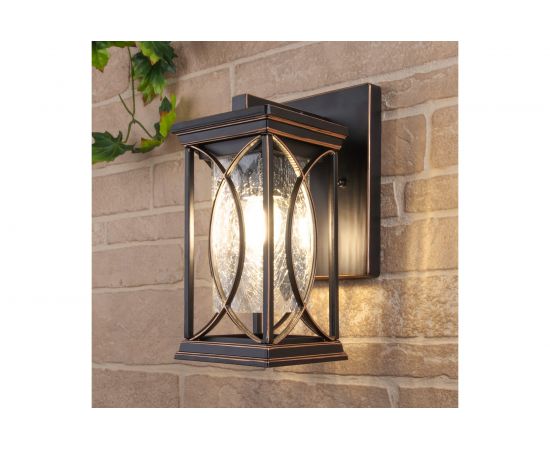 Садово-парковый светильник Elektrostandard Spica черное золото GL 1026D a048172 – изображение 2