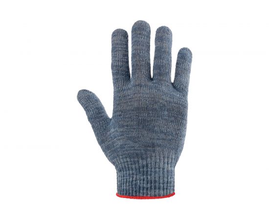 Трикотажные перчатки Фабрика перчаток, средние, с ПВХ, 10 класс, 4 нити, серые, р.М 4-10-СР-СЕР-(M) – изображение 3