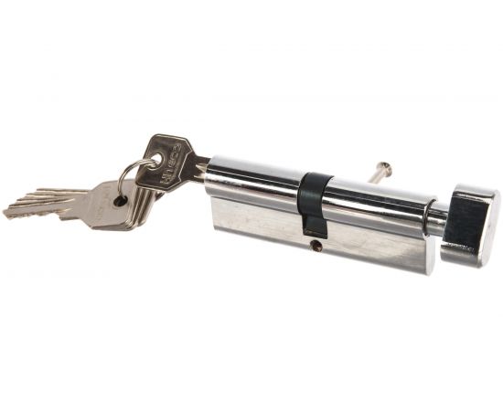Цилиндровый механизм НОРА-М ЕСО Z ЛВ-90 45-45 хром 15545 – изображение 3