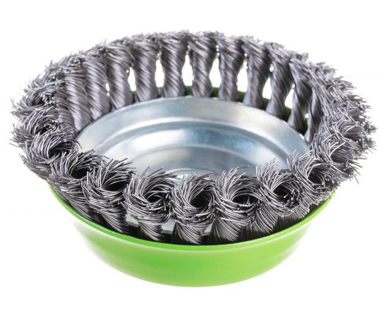 Щетка крученая чашка 120 мм для УШМ Дело Техники 275520 – изображение 3