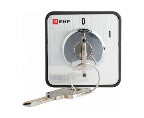 Кулачковый переключатель EKF ПК-1-113 25А 3P «0-1» с ключом PROxima SQpk-1-113-25 – изображение 3
