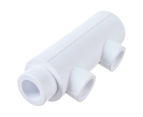 Коллектор Blue Ocean полипропилен, 2 отвода - 32х20х2 осевое - 57 мм PPRF/FCEUM-01(W)-32х20х2 – изображение 4