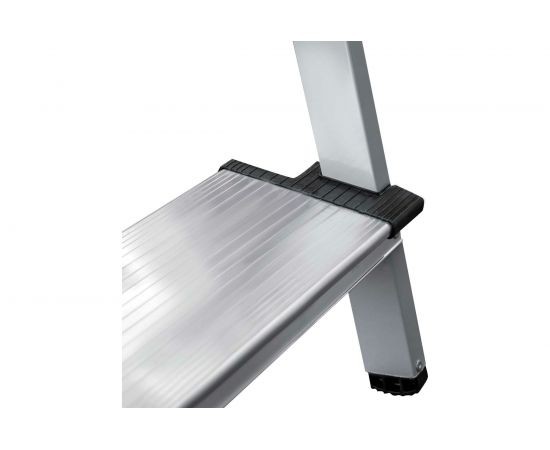 Стальная стремянка с алюминиевыми ступенями 130 мм и органайзером Новая Высота 1x5 1138105 – изображение 4