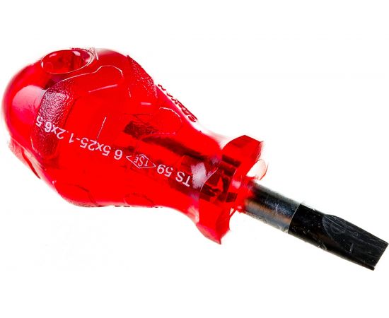 Укороченная отвертка с прямым шлицем KRAFT 6.5х25мм IZELTAS 4110176525 – изображение 5