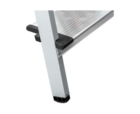 Стальная стремянка с алюминиевыми ступенями 130 мм и органайзером Новая Высота 1x5 1138105 – изображение 5