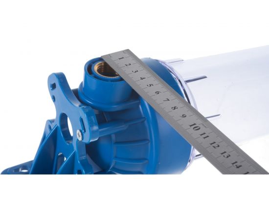 Корпус АКВА ПРО 10SL ХВС 1/2"" прозрачный, ключ и скоба FHPR12 444 – изображение 6