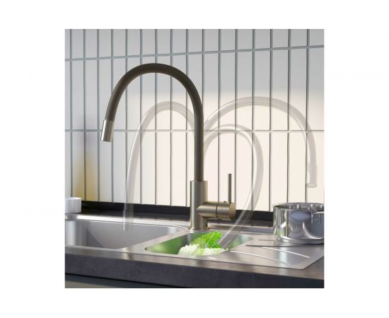 Смеситель для кухни IDDIS Kitchen 360 сатин K36BNJ0i05 – изображение 10