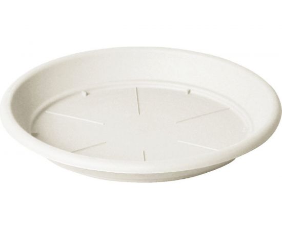 Поддон Teraplast SOTTOVASO COLOUR диам. 26 см, высота 3.7 см, белый 01011026022 