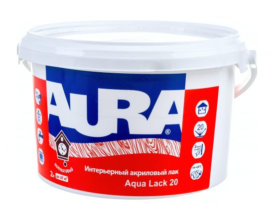 Лак Aura Aqua Lack 20 2 л L0019 